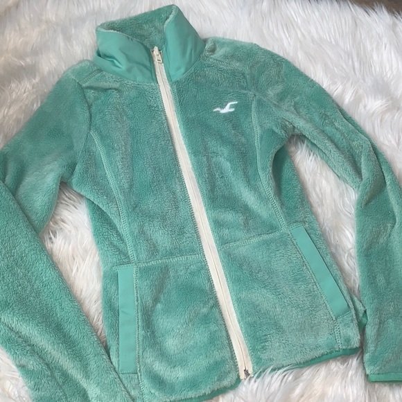 NWOT HCO CUSTOM furry long sleeve zip up - Picture 4 of 4